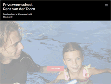 Tablet Screenshot of privezwemschool.nl